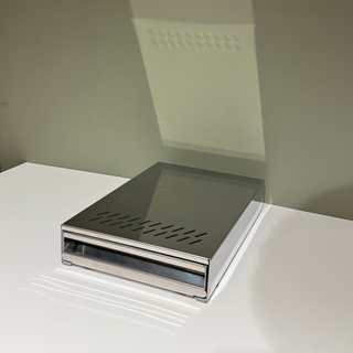 CKDC Ausklopfschublade, Chrom | Ausstellungsmodell