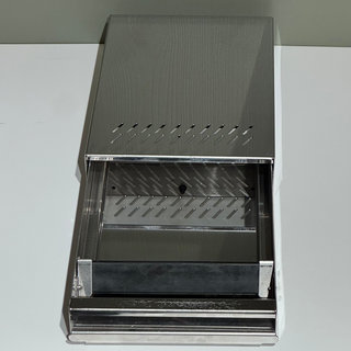 CKDC Ausklopfschublade, Chrom | Ausstellungsmodell