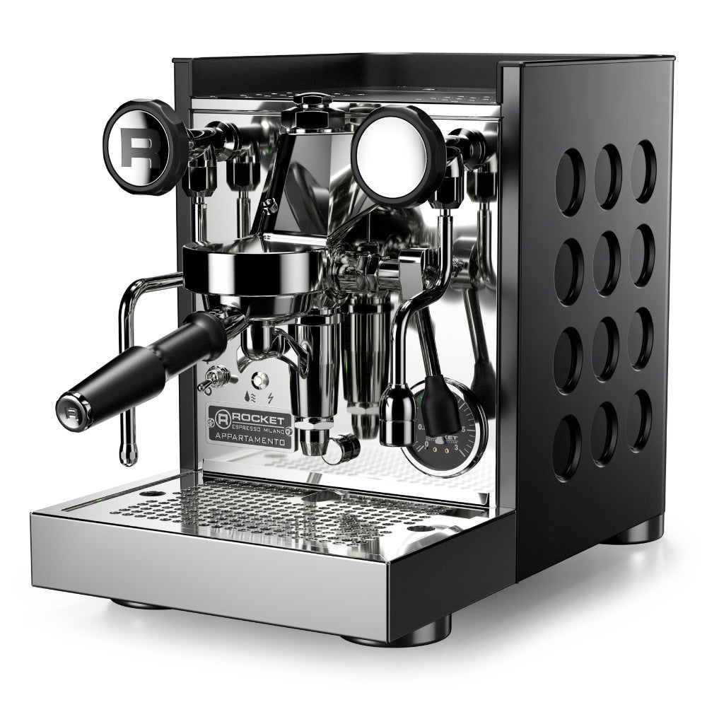 rocket espresso appartamento serie nera espresso machine